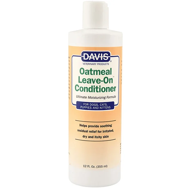 Кондиционер Davis Oatmeal Leave-On Conditioner супер увлажняющий, для собак, котов, концентрат, 355 мл