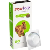 Жувальна таблетка Bravecto від бліх і кліщів для собак великих порід від 10 до 20 кг, 500 мг