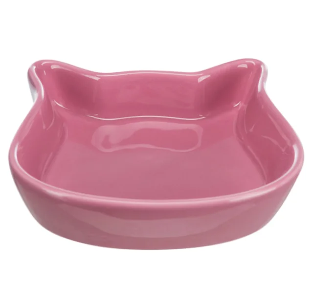 Миска Trixie в форме кошачьей головы для кошек, керамика, 0,25 l/12 см