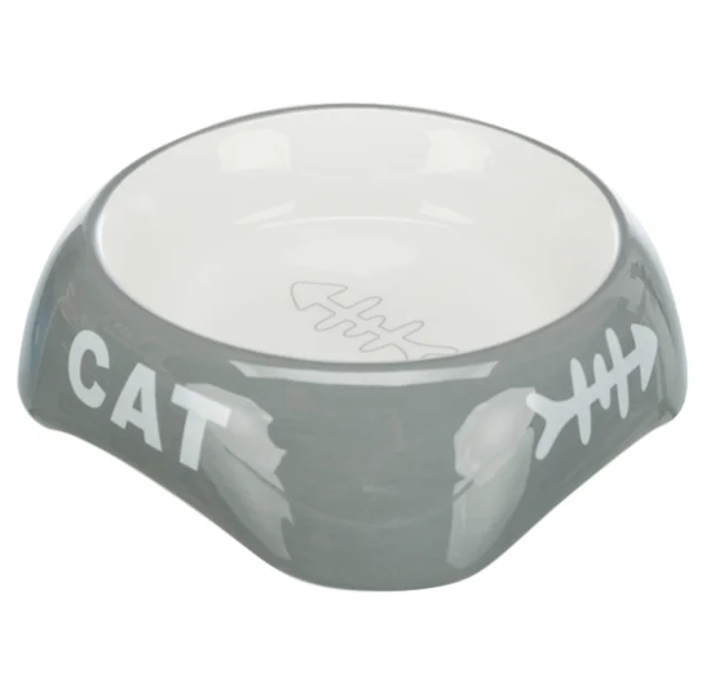 Миска Trixie для кошек, керамика, Cat, 0,2 л/13 см