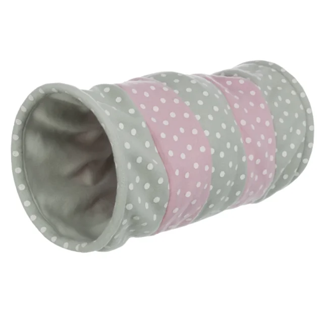 Игровой тоннель Trixie для кошек, флис, 25×50 см, разноцветный