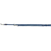 Повідець-перестібка Trixie Cavo Adjustable Lead для собак, плетений, круглий, розмір S-M, 2 м/12 мм, індиго/синій