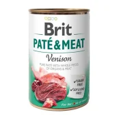 Консерва Brit Paté & Meat Dog, для собак, з олениною, 400 г