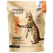 Сухой корм PrimaCat для взрослых домашних кошек, с мясом индейки, 10 кг