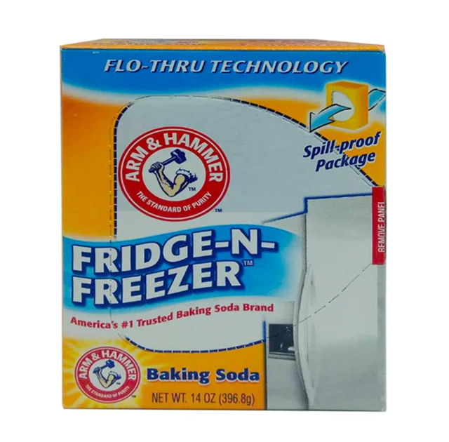 Дезодорант Arm & Hammer для холодильника та морозильної камери, у вигляді порошку, з харчовою содою, 397 г