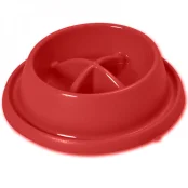 Миска Georplast Adagio Small для собак, пластик, 21.5×20.5×5.5 см, червона