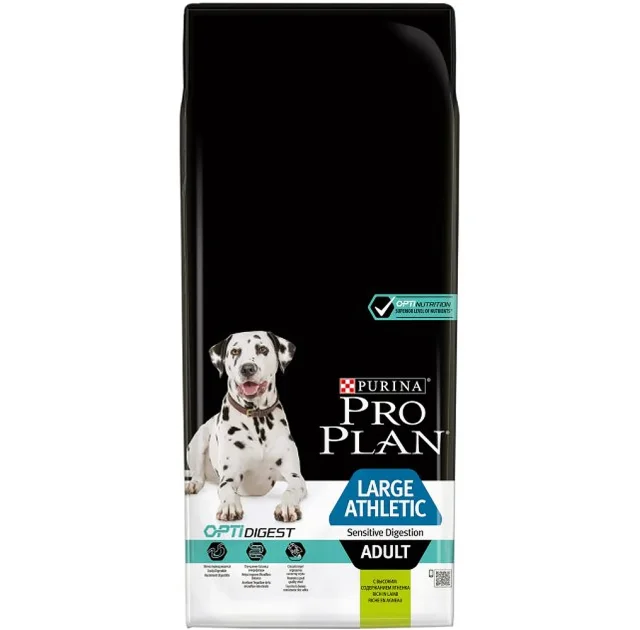 Сухой корм Purina ProPlan Large Athletic для собак больших пород с атлетическим телосложением, с ягненком, 18 кг