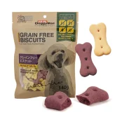 Лакомство DoggyMan biscuits Purple sweet potato&sweet potato, беззерновой бисквит, с бататом для собак, 140 г