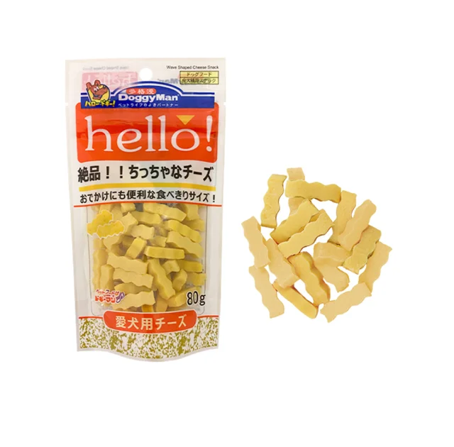 Лакомство DoggyMan Wave Shaped Cheese Snack Original Flavor, сырные палочки, волны, для собак, 80 г