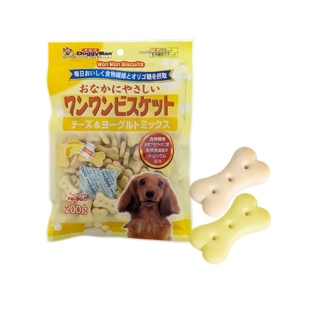 Ласощі DoggyMan Healthy Biscuits Yoghourt, бісквіт з йогуртом, для собак, 200 г