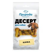 Лакомство Природа Десерт для собак, с уткой, 550 г