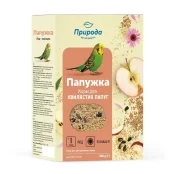 Корм Природа Папужка Йод та Ехінацея для хвилястих папуг, 500 г