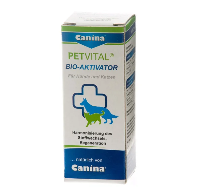 Добавка Canina Petvital Bio-Aktivator комплекс с аминокислотами и железом для собак и кошек, 20 мл