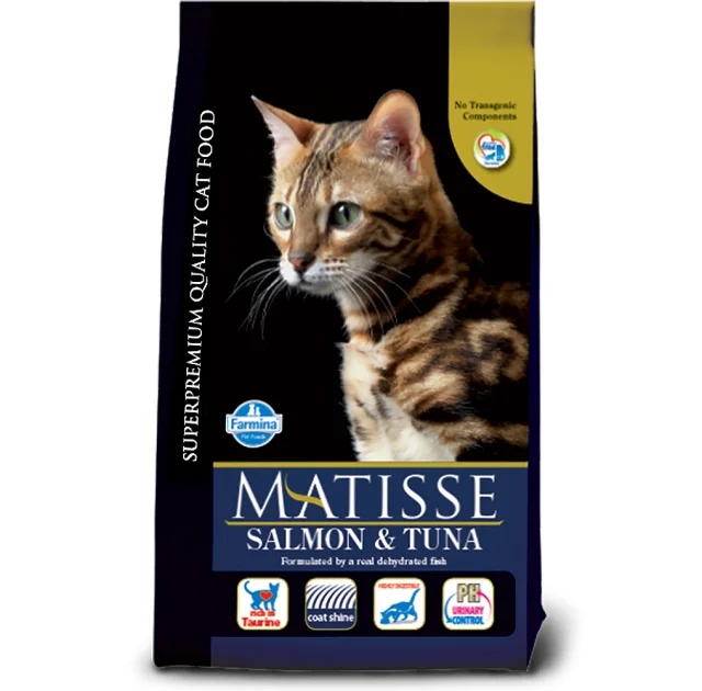 Сухой корм Farmina Matisse Adult Salmon & Tuna для взрослых кошек, лосось и тунец, 10 кг