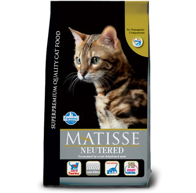 Сухой корм Farmina Matisse Neutered Chicken для стерилизованных кошек, с курицей, 10 кг