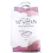 Бентонітовий наповнювач You and me для котів, з ароматом лаванди, 5 кг