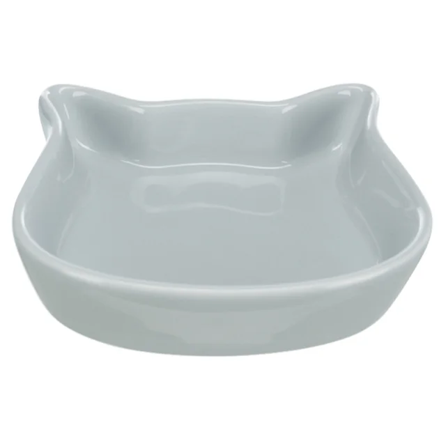 Миска Trixie в форме кошачьей головы для кошек, керамика, 0,25 l/12 см