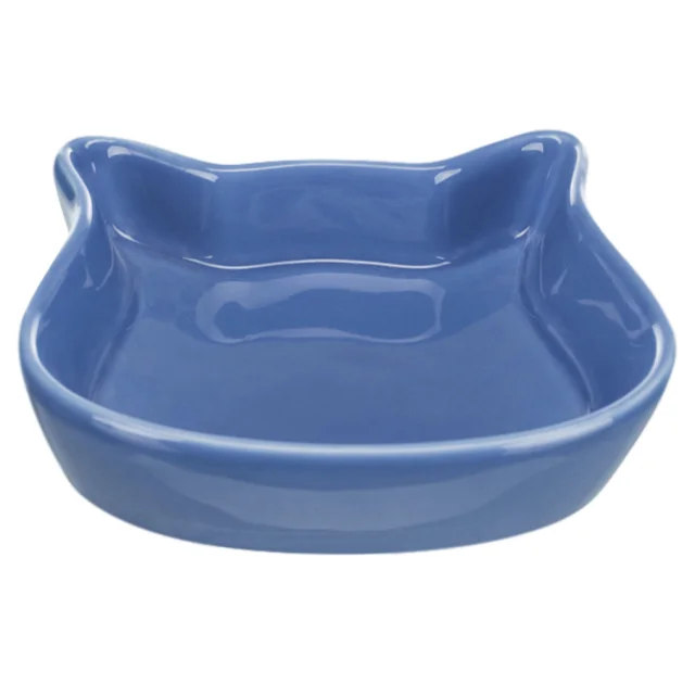 Миска Trixie в форме кошачьей головы для кошек, керамика, 0,25 l/12 см