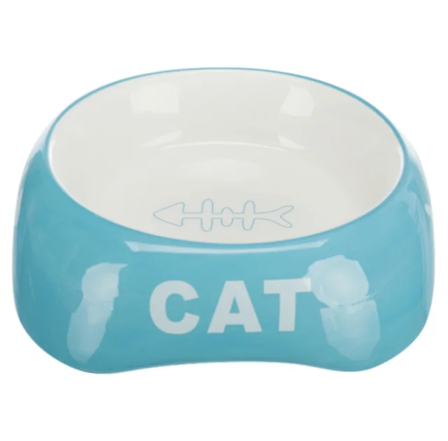 Миска Trixie для кошек, керамика, Cat, 0,2 л/13 см