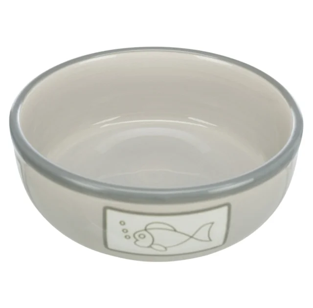 Миска Trixie для кошек, керамика, разноцветная, 0.35 л/13 см