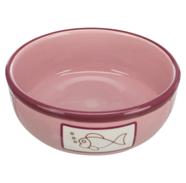 Миска Trixie для кошек, керамика, разноцветная, 0.35 л/13 см