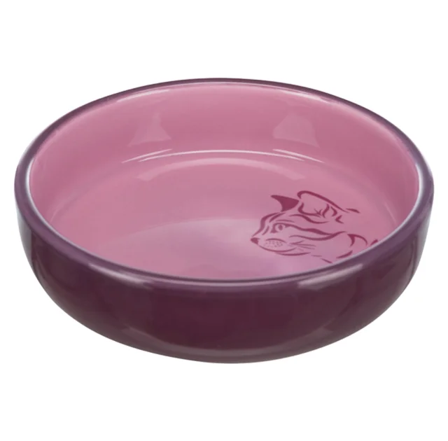 Миска Trixie для коротконосых пород котов, керамика, 0,3 л/15 см