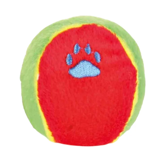 Игрушка Trixie, мяч плюшевый, для собак, 6 см, 24 шт