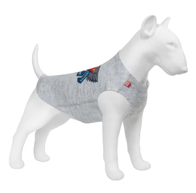 Майка WAUDOG Clothes для собак, малюнок "Супермен, правда, справедливість", S30