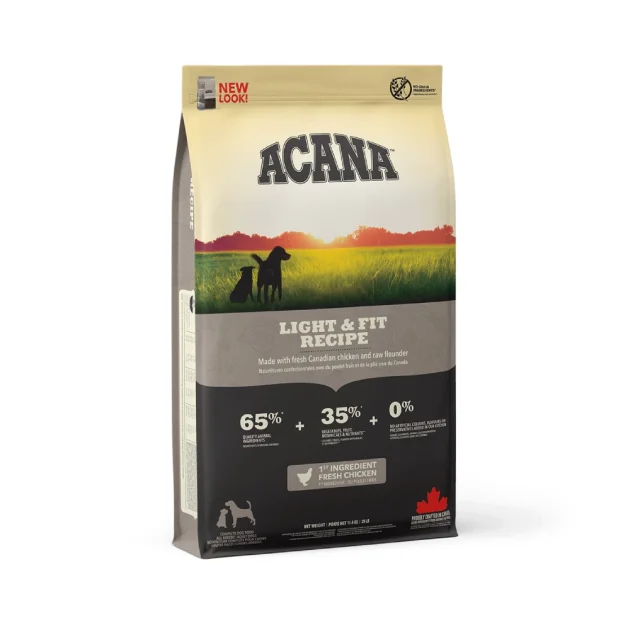 Сухий корм Acana Light & Fit проти ожиріння для дорослих собак всіх порід, 11.4 кг