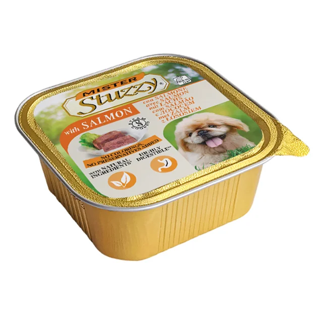Консервы Mister Stuzzy Dog Salmon с лососем, для собак, паштет, 150 г