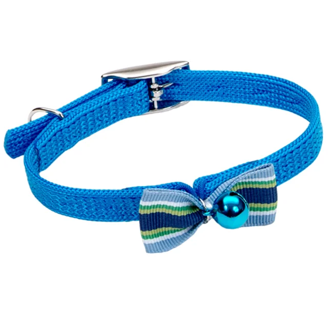 Безопасный ошейник Coastal Sassy для кошек, синий бантик, 1×30 см