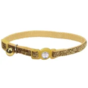 Безпечний нашийник Coastal Fashion Safe Cat для котів, золотий, 1×30 см