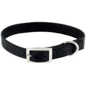 Ошейник Coastal Nylon Web для собак, черный, 1×25 см
