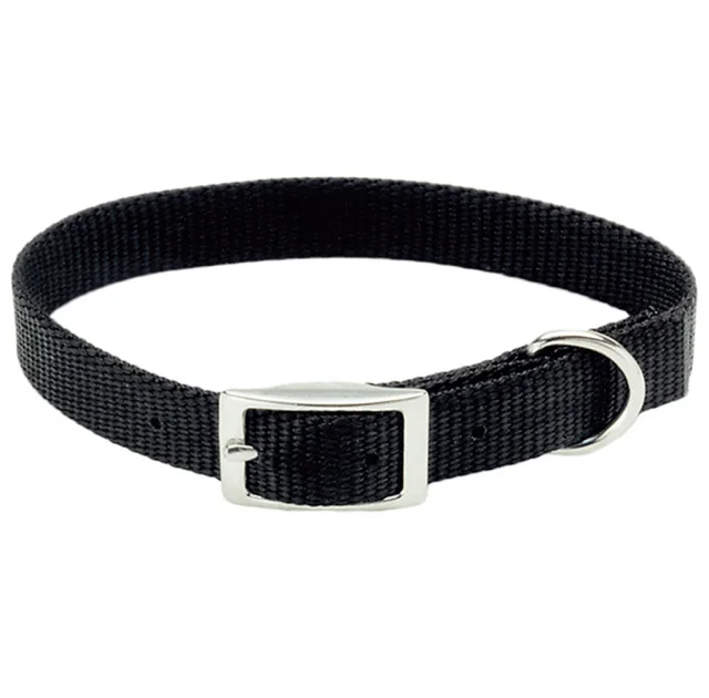 Ошейник Coastal Nylon Web для собак, черный, 1×25 см