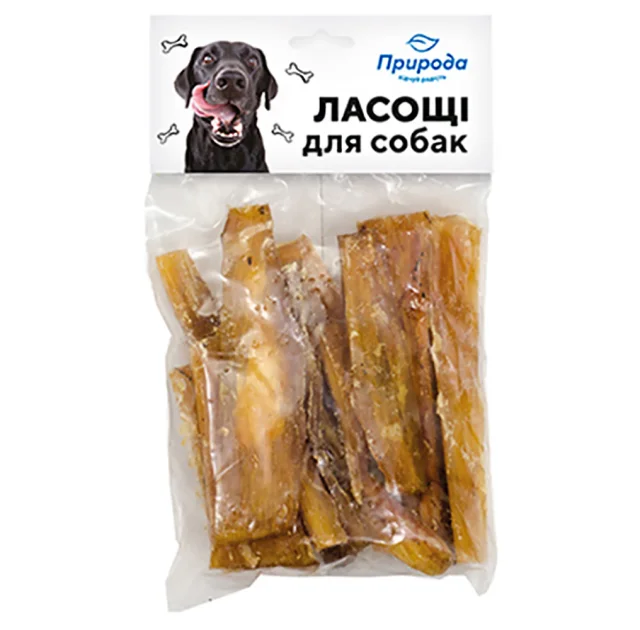 Лакомство Природа для собак Жила говяжья, 150 г