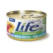 Консерва LifeCat Tuna With Fruit Mix для кошек от 6 месяцев, с тунцом и фруктовым миксом, 85 г