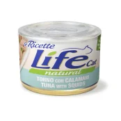 Консерва LifeCat Tuna With Squids для котів від 6 місяців, з тунцем та кальмарами, 150 г