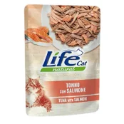 Влажный корм LifeCat Tuna With Salmon для кошек от 6 месяцев, с тунцом и лососем, 70 г