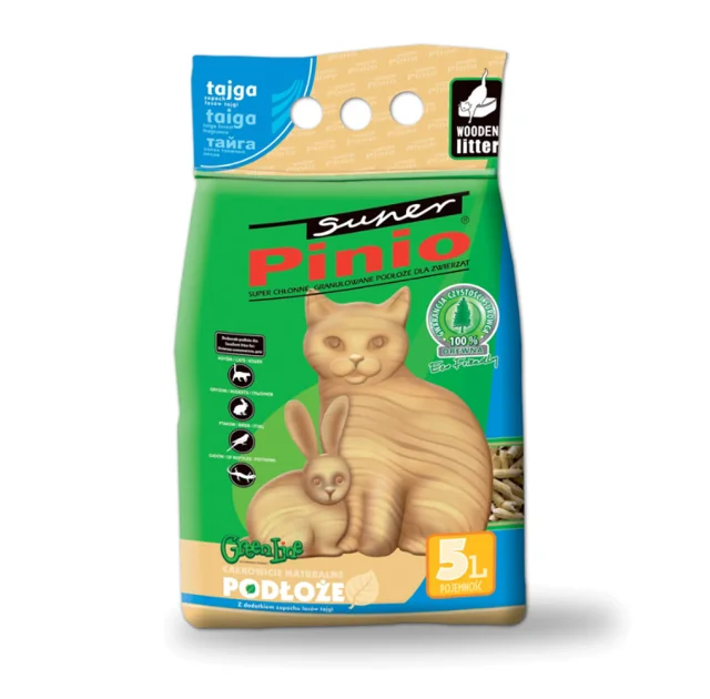 Деревний наповнювач Super Pinio з насиченим ароматом хвої, 5 л (3.2 кг)
