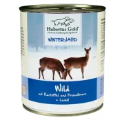 Консерви Hubertus Gold Wild mit Kartoffel для собак, дичина з картоплею та брусницею, 800 г