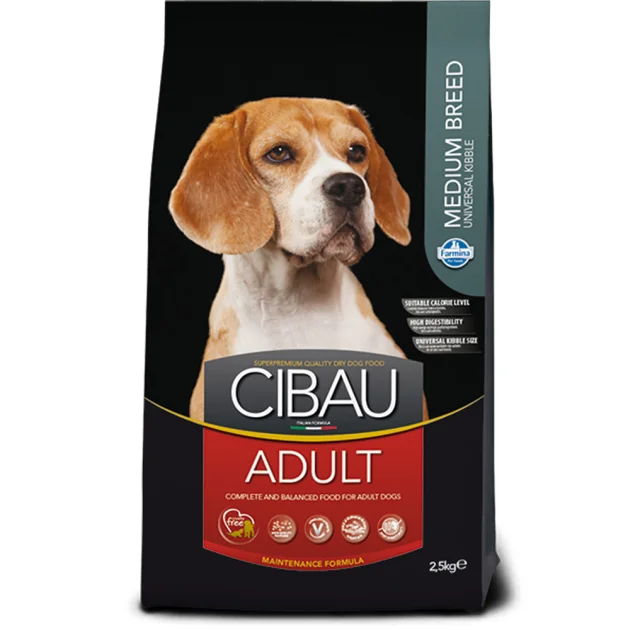 Сухой корм Farmina Cibau Adult Medium для взрослых собак средних пород, с курицей, 2.5 кг