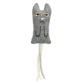 Игрушка Trixie кот с бахромой, XXL, ткань, 15 см