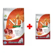 Беззерновий сухий корм Farmina N&D для цуценят середніх та великих порід, курка з гарбузом та гранатом, 12 + 2.5 кг у подарунок