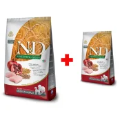Низкозерновой сухой корм Farmina N&D для собак средних и больших пород, курица с гранатом, 12 + 2.5 кг в подарок