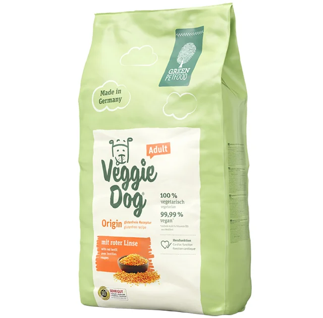Сухой корм Green Petfood VeggieDog Origin Adult Red Lentil для взрослых собак, красная чечевица, 10 кг