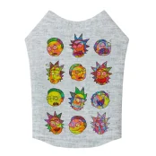 Майка Waudog Clothes для собак, рисунок "Рик и Морти 1", M45