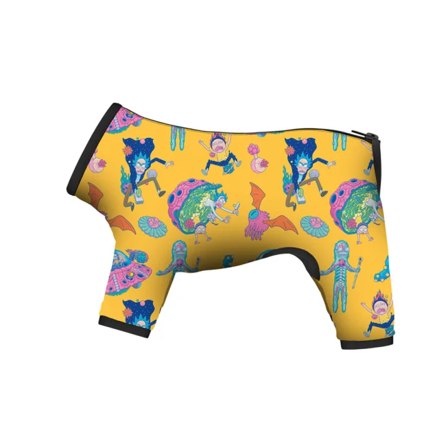 Дощовик Waudog Clothes для собак, малюнок "Рік і Морті 3", S30