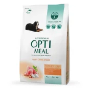 Сухий корм Optimeal для цуценят великих порід, з індичкою, 4 кг