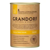 Консервы Grandorf Duck&Turkey для взрослых собак, с мясом утки и индейки, 400 г