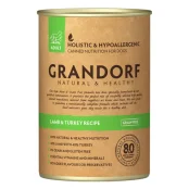 Консервы Grandorf Lamb&Turkey для взрослых собак, с мясом ягненка и индейки, 400 г